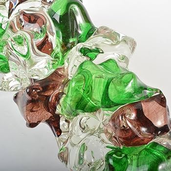 ガラス造形作家　イワタルリ　岩田瑠璃　ガラス器　花瓶　共箱　D　R7497B Amazon.co.jp: ガラス造形作家 イワタルリ 岩田瑠璃 ガラス器